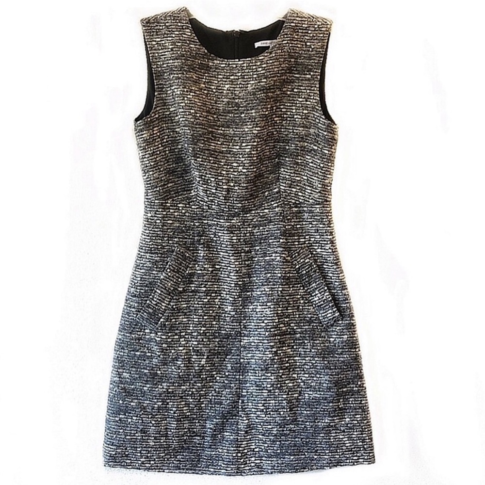 Diane Von Furstenberg Carpreena Metallic Tweed Dress
